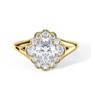 Art Deco Cluster Ring