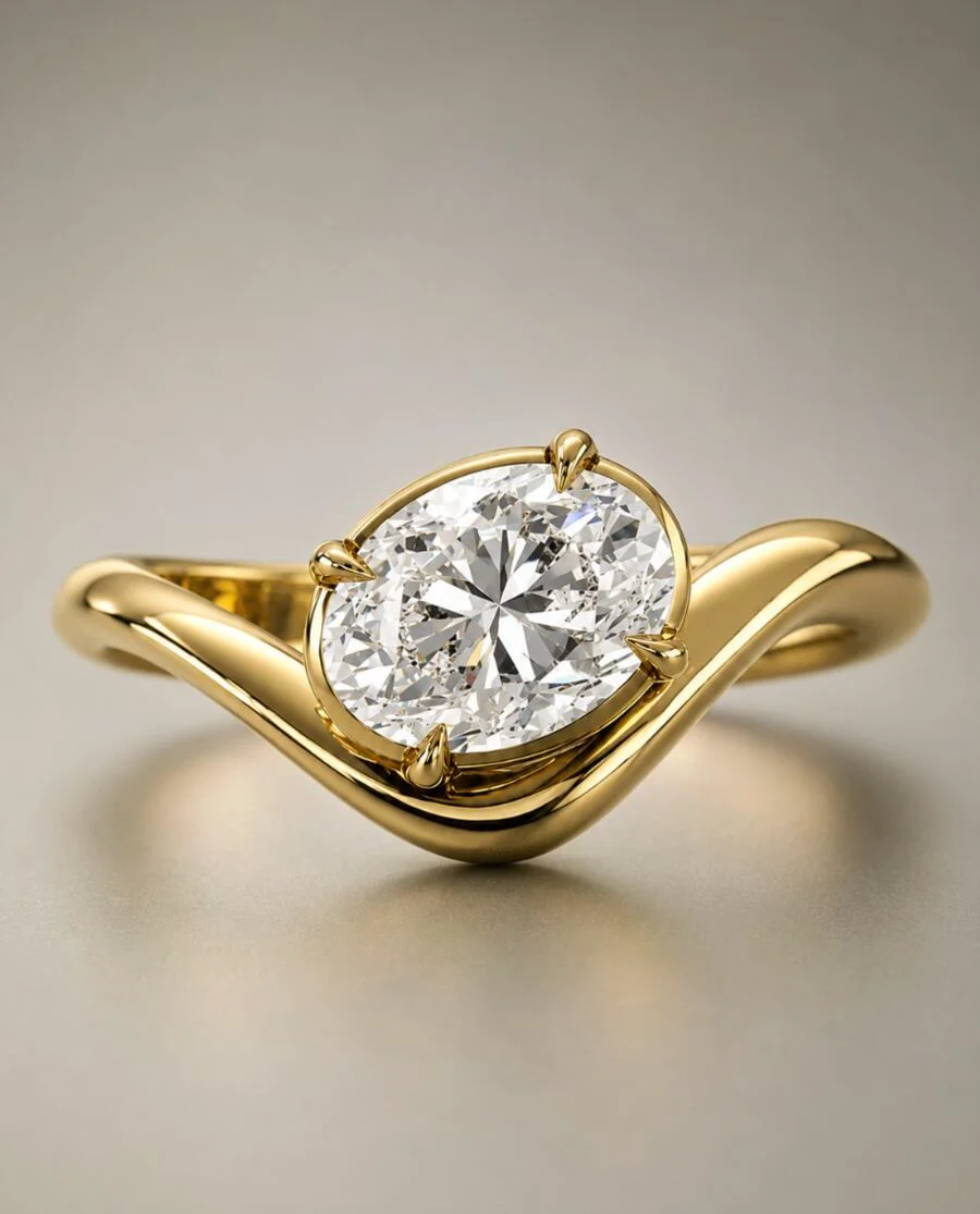 Diamond engagement ring